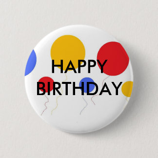 BADGE ROND 5 CM JOYEUX ANNIVERSAIRE