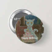 Badge Rond 5 Cm Joyeux anniversaire ! (Devant & derrière)