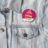 Badge Rond 5 Cm Joyeux anniversaire (En situation)