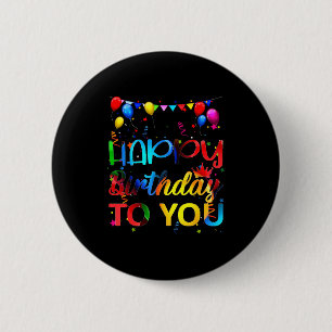 Badge Rond 5 Cm Joyeux anniversaire à la fête d'anniversaire pour