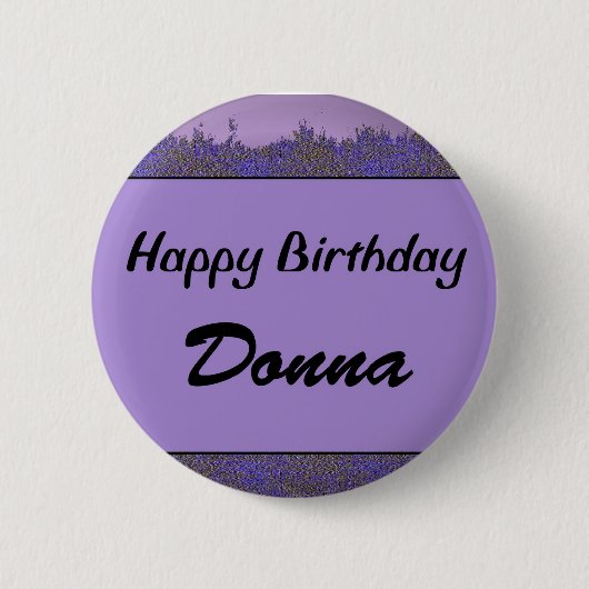 Badge Rond 5 Cm Joyeux anniversaire Donna (Devant)