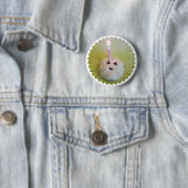 Badge Rond 5 Cm Joyeux anniversaire Onigiri - bouton (En situation)
