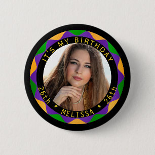Badge Rond 5 Cm Joyeux anniversaire - Photo do-it-yourself