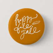 Badge Rond 5 Cm Joyeux automne Y'all (Devant)