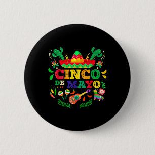 Badge Rond 5 Cm Joyeux Cinco De Mayo Hommes Femmes Enfants 5 De Ma
