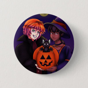 Badge Rond 5 Cm Joyeux costumes d'Halloween