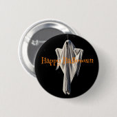 Badge Rond 5 Cm Joyeux fantôme d'Halloween (Devant & derrière)