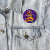 Badge Rond 5 Cm Joyeux Halloween (En situation)