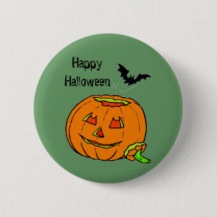 Badge Rond 5 Cm Joyeux Halloween