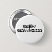 Badge Rond 5 Cm Joyeux Halloween (Devant & derrière)