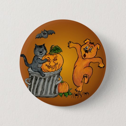 Badge Rond 5 Cm Joyeux Halloween ! 5 (Devant)