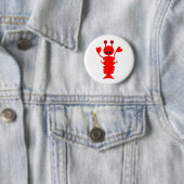 Badge Rond 5 Cm Joyeux homard (En situation)