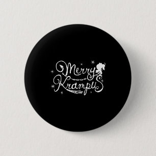 Badge Rond 5 Cm Joyeux Krampus Folklore Allemand Noël Pour Krampu