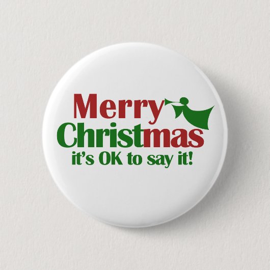 Badge Rond 5 Cm Joyeux Noël (Devant)