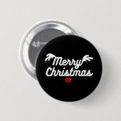 Badge Rond 5 Cm Joyeux Noël (Devant & derrière)