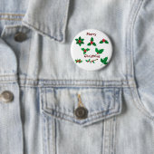 Badge Rond 5 Cm Joyeux Noël (En situation)