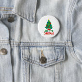 Badge Rond 5 Cm Joyeux Noël (En situation)