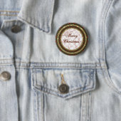 Badge Rond 5 Cm Joyeux Noël (En situation)