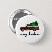 Badge Rond 5 Cm Joyeux Noël (Devant & derrière)