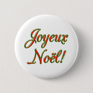 Badge Rond 5 Cm Joyeux Noël