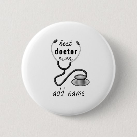 Badge Rond 5 Cm Joyeux Noël Docteur Appréciation Conception de vac (Devant)