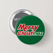 Badge Rond 5 Cm Joyeux Noël Fun Flair Boutons chrétiens (Devant & derrière)