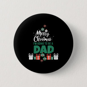 Badge Rond 5 Cm Joyeux Noël Je vais être papa Femme enceinte