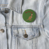Badge Rond 5 Cm Joyeux Noël Kangaroos (En situation)