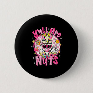 Badge Rond 5 Cm Joyeux Noël Nk Nutcracker Lover Y'all Are Nuque