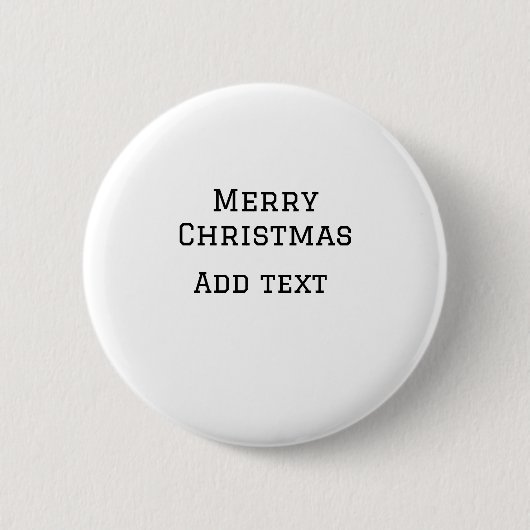 Badge Rond 5 Cm Joyeux Noël simple minimum ajouter nom modèle de t (Devant)