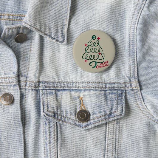 Badge Rond 5 Cm Joyeux Noël Stethoscope CNA Travailleur Médicale (En situation)