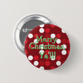 Badge Rond 5 Cm Joyeux Noël, vous ! (Devant & derrière)