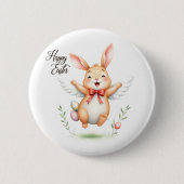 Badge Rond 5 Cm Joyeux Pâques ! (Devant)