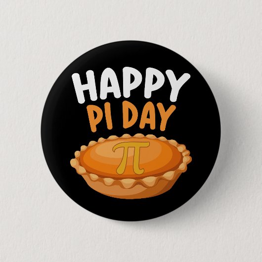Badge Rond 5 Cm Joyeux Pi Day Pie Mathématiques Math arc-en-ciel (Devant)