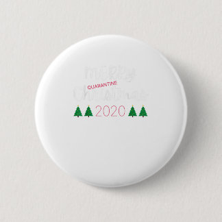 Badge Rond 5 Cm Joyeux Quarantine Pajamas Noël 2020