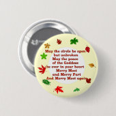 Badge Rond 5 Cm Joyeux rassemblement (Devant & derrière)