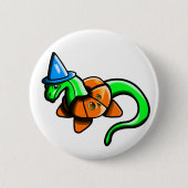 Badge Rond 5 Cm Joyeux Samhain ! ! (Devant)