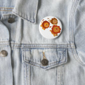 Badge Rond 5 Cm Joyeux trio de mignonette Cartoon Lions Bouton Bad (En situation)