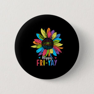 Badge Rond 5 Cm Joyeux Vendredi Vendredi Amoureux Professeur amusa