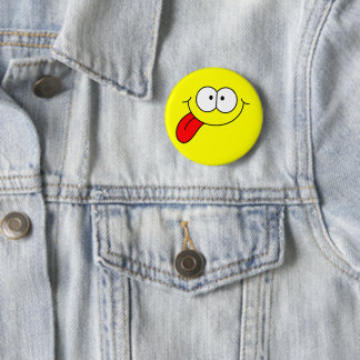 Badge Rond 5 Cm Joyeux visage