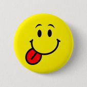 Badge Rond 5 Cm Joyeux visage (Devant)