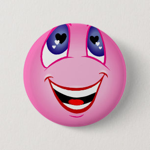 Badge Rond 5 Cm Joyeux visage