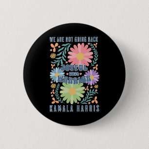 Badge Rond 5 Cm Joyful Warrior Kamala Harris Waltz 2024 Nous ne so