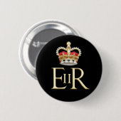 Badge Rond 5 Cm Jubilé royal (Devant & derrière)