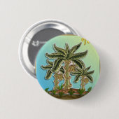 Badge Rond 5 Cm Judaica 12 Tribes d'Israël (Devant & derrière)