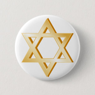 Badge Rond 5 Cm Judaism Symbol