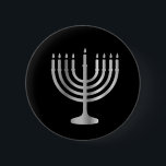 Badge Rond 5 Cm Judaïsme Menorah<br><div class="desc">Judaïsme Menorah</div>