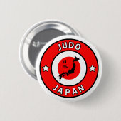 Badge Rond 5 Cm Judo (Devant & derrière)