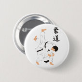 Badge Rond 5 Cm Judo (Devant & derrière)