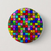 Badge Rond 5 Cm Jugement autiste (Devant)